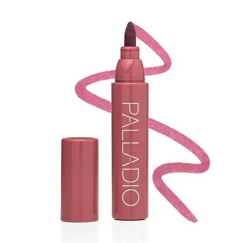 Vista 14 de Palladio Tinte de labios, fórmula hidratante e impermeable, aspecto de color mate, color de labios de larga duración para uso durante todo el día