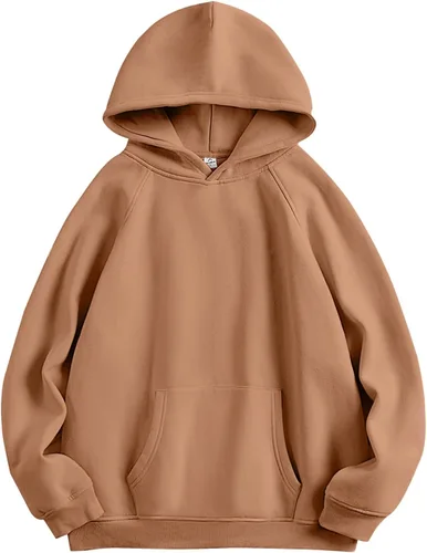 Vista 107 de ANRABESS - Sudaderas con capucha para mujer, sobre talla, de vellón de manga larga, modelo de 2024, para otoño