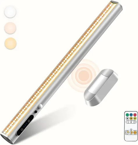Vista 11 de Barra ligera magnética recargable del LED, luz inalámbrica del Blanco