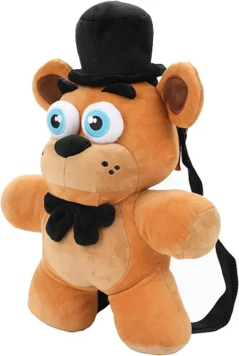 Vista 3 de Bioworld Five Nights at Freddy's Freddy Fazbear - Mini mochila de felpa