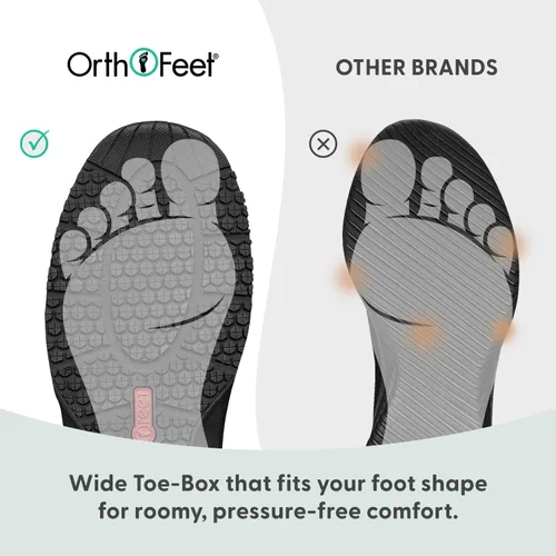 Vista 6 de Orthofeet Zapatillas ortopédicas de punto Kita manos libres para mujer