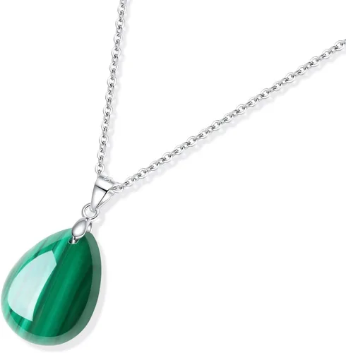 Vista 8 de GAVU Collar de lágrima de piedras preciosas para mujer, collares de cristal para mujer