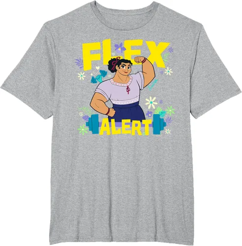 Vista 38 de Disney Encanto Luisa Madrigal Flex Alert Camiseta, Negro