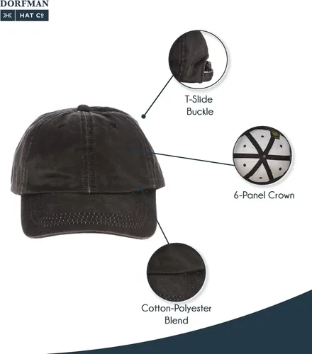 Vista 6 de Dorfman Hat Co. - Gorra de algodón para hombre
