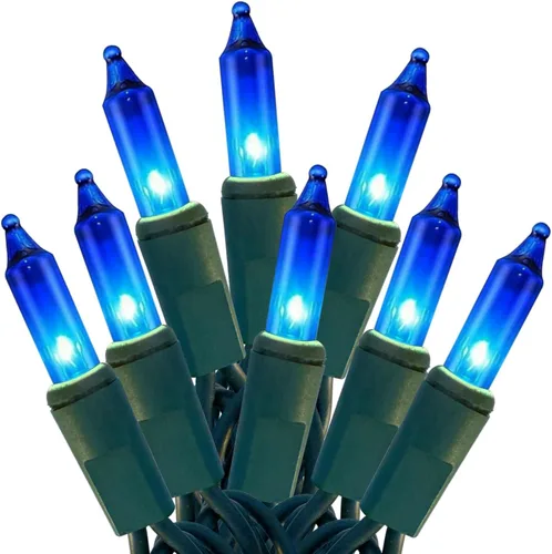 Vista 14 de HISHINY - Extensión de luces de Halloween color naranja, 100 luces incandescentes con cable negro, ideal para decoraciones de Halloween