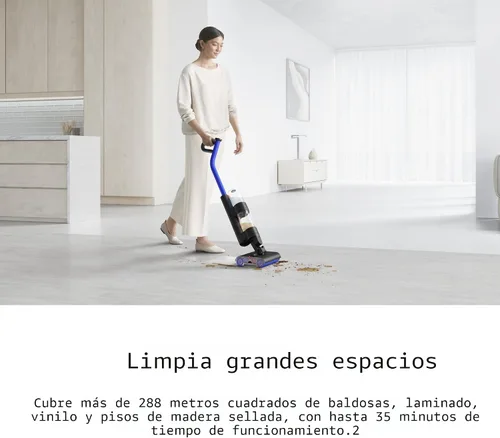 Vista 4 de Dyson WashG1 Limpiador Húmedo (Negro Mate/Azul Ultra)