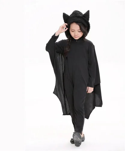 Vista 2 de Disfraz Unisex de murciélago para niños