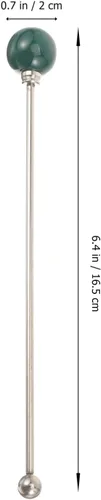 Vista 3 de SEWACC 3 palitos de metal para bebidas reutilizables para cócteles y varillas de revolver para fiestas de vacaciones y uso diario