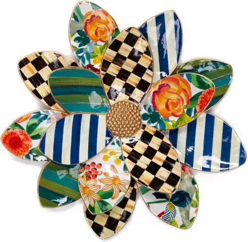 Vista 7 de MACKENZIE-CHILDS Wallflower, Decoración de Pared Floral Colgante, Pequeña