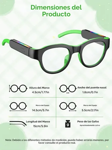 Vista 4 de Lentes inteligentes para niños, lentes de sol polarizados con altavoz Bluetooth, protección UV atlética/al aire libre y control de voz, niños de 6 a