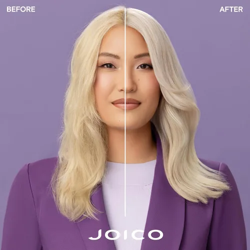 Vista 2 de Joico Color Balance Purple Shampoo For Cool Blonde or Gray Hair Eliminate Brassy Yellow Tones Boost Color Vibrancy & Shine UV Protection
