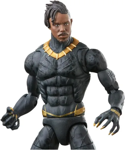 Vista 3 de Marvel Legends Series Black Panther Legacy Collection Killmonger Figura de Acción Coleccionable de 6 Pulgadas, Juguete, 5 Accesorios Marvel