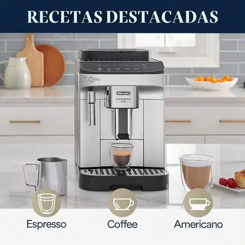 Vista 3 de De'Longhi Magnifica Evo - Máquina de café expreso, espumador de leche