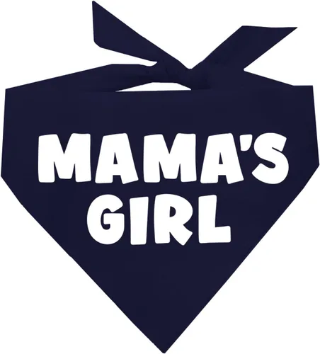 Vista 11 de Mama's Girl - Bandana para perro 100% algodón para mamá Día de San Valentín Sesión de fotos Negro, XS (949)