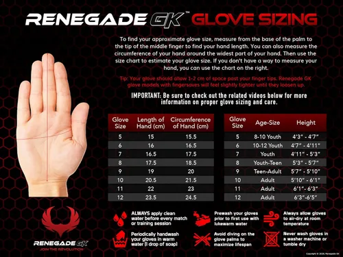 Vista 8 de Guantes profesionales de portero de fútbol Renegade GK Eclipse (tallas 6-12, nivel 5) Fingersaves y agarre EXT de 4 + 0.118 mm con sede en EE. UU