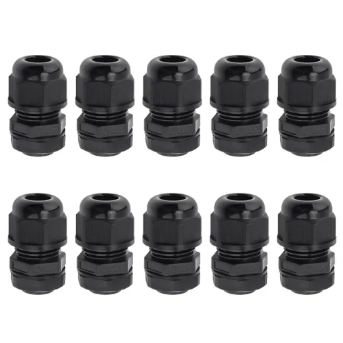 Vista 12 de Prensaestopas RTNLIT NPT de 1-1/2", IP68 impermeable, paquete de 1 Conectores plásticos de nylon ajustables del cordón del alivio de tensión