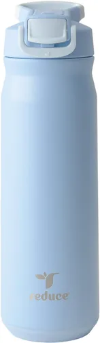 Vista 17 de REDUCE Hydrate Pro - Botella de agua aislada de acero inoxidable de 24 onzas, tapa abatible a prueba de fugas, apta para lavavajillas, sin BPA, Negro