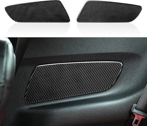 Vista 19 de Adhesivo de vinilo de fibra de carbono para panel de marco de engranajes para Ford Mustang 2015, 2016, 2017, 2018, 2019, 2020, 2021, 2022, 2023