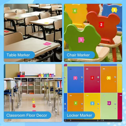 Vista 6 de D4DREAM 48 puntos de alineación para el piso del aula