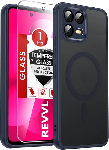 Vista 321 de LeYi Funda para teléfono Samsung-S23: protector de pantalla e imán MagSafe Púrpura