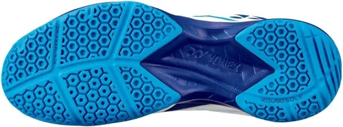 Vista 2 de YONEX Power Cushion 39 Zapatos de bádminton para interior (blancoazul) (5.5), BlancoAzul