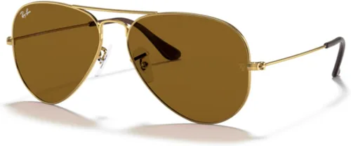 Vista 75 de Ray-Ban RB3025 - Lentes de sol de aviador de metal para hombre y mujer + paquete con kit de cuidado de gafas iWear de diseñador