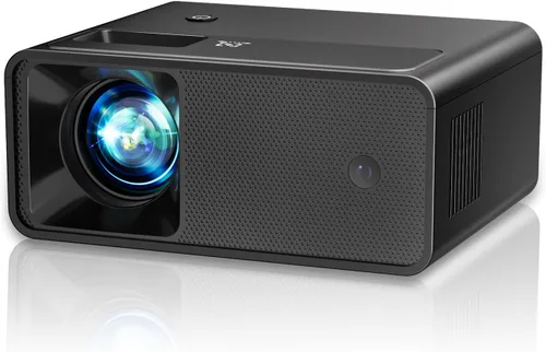 Vista 9 de Mini Projector for iPhone, ELEPHAS Portable Projector for Bedroom Basic White