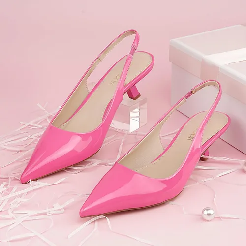 Vista 5 de JENN ARDOR Zapatos de vestir de tacón bajo para mujer, zapatos de vestir para gatitos, sandalias de tacón elegante, zapatos casuales de moda