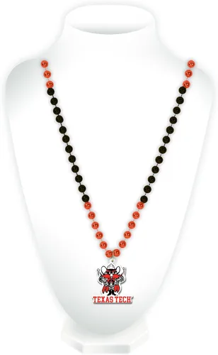 Vista 11 de Rico Industries NCAA Fan Shop - Cuentas estilo Mardi Gras con logotipo del equipo 3-Color del