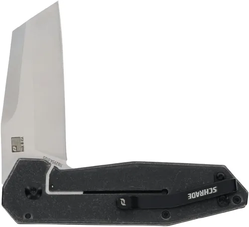 Vista 2 de Schrade Slyte Folding Knife with Ultra-Glide Technology, 2.5-3" Blade, Stainless Steel, for Outdoors, Survival, Everyday Carry