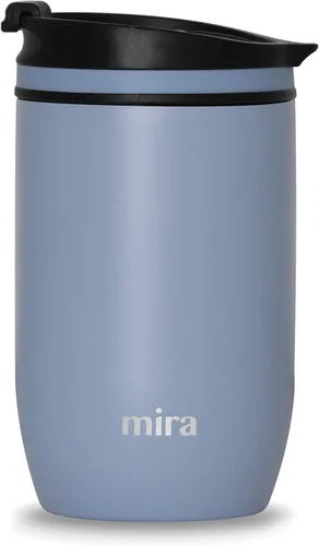 Vista 14 de MIRA Taza de café de viaje de 12 onzas - Vaso aislante de acero inoxidable con tapa de rosca - Azul almirante Azul (Admiral Blue)