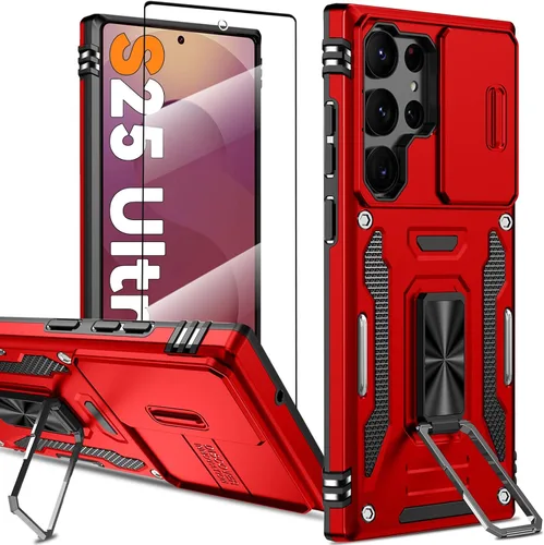 Vista 20 de Funda magnética para Samsung Galaxy Note 20 Ultra con soporte de anillo [con protector de pantalla] [Compatible con carga inalámbrica MagSafe] Funda