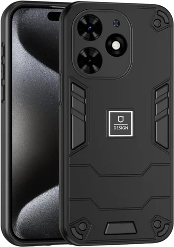Vista 97 de Generic Funda compatible con Redmi A1, compatible con Redmi A2 Hard PC+TPU 2 en 1 a prueba de golpes, funda de protección de cámara, color negro