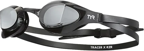 Vista 11 de TYR Tracer-X RZR Racing - Gafas de natación competitivas de perfil ultra bajo, antiniebla, visión periférica amplia Ultra-Low Profile Frame