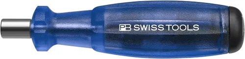 Vista 3 de PB Swiss Tools Insider 1 - Soporte universal para brocas de 1/4" con 10 puntas de precisión en el mango - Azul