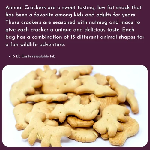 Vista 2 de WinCrest Animal Crackers - Estuche de 3 libras