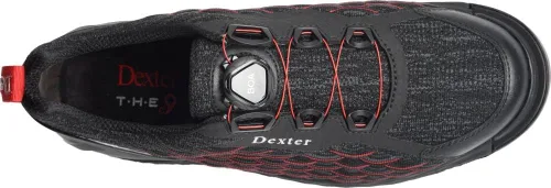 Vista 6 de Dexter C-9 BOA - Zapatos de boliche anchos para hombre color negrorojo