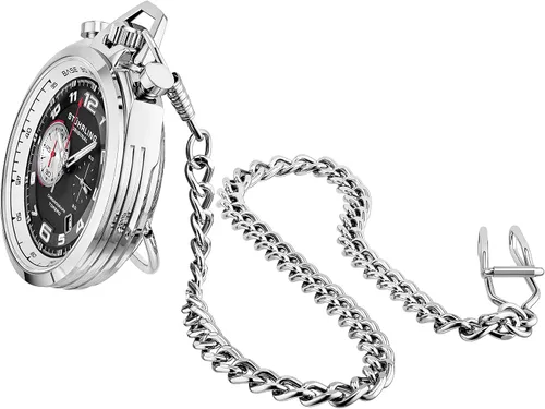 Vista 3 de Stuhrling Original Reloj de bolsillo cronógrafo para hombre Torero