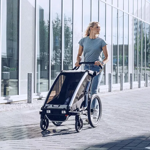 Vista 9 de Thule Chariot Lite - Remolque y cochecito multideportivo Agave