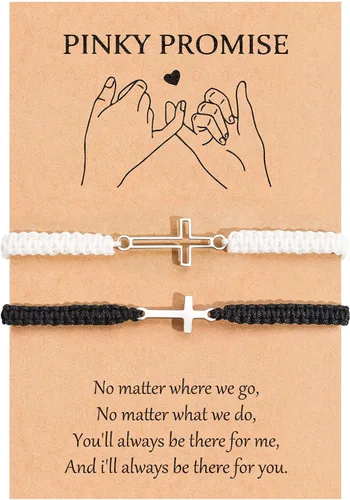 Vista 13 de VU100 Pulseras a juego para parejas Pulseras Regalos para novia novio Regalos de relación a larga distancia Pulseras a juego Regalo para aniversario