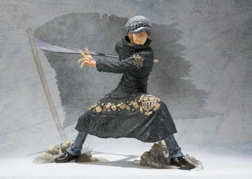 Vista 3 de Bandai Tamashii Nations Figuarts ZERO Law Battle Version Trafalgar Figura de juguete