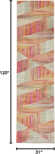 Vista 2 de Unique Loom colección Lyon - Alfombra abstracta y moderna