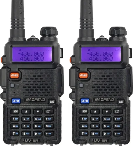 Vista 9 de BAOFENG Radioaficionado UV-5R de mano UV5R 8W Walkie Talkies de largo