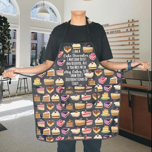 Vista 4 de JNIAP Regalo para amantes de la repostería, delantal de pastelería, chef de pastelería, regalo para estudiantes