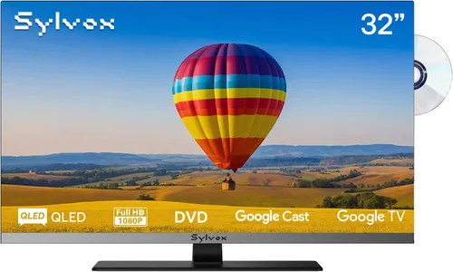 Vista 15 de SYLVOX 22" 12V/24V Smart RV TV con Google TV y reproductor de DVD