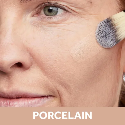 Vista 2 de No7 Restore & Renew Base de Suero de Acción Múltiple - Porcelana - Base Líquida de Maquillaje con Vitamina C, Vitamina E y Colágeno para el Rostro