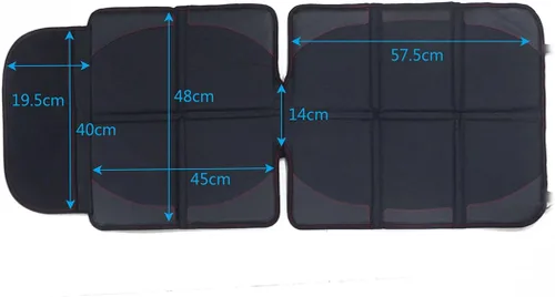Vista 6 de Protector de asiento de coche para niños, impermeable, plegable, protector de asiento de automóvil, alfombrilla para perro con acolchado más grueso