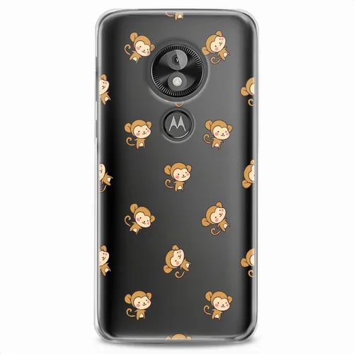 Vista 7 de Funda de TPU compatible con Motorola G9 G8 Plus G7 E20 P40 Z4 Edge 20 G22 Stylus Monkey Impresionante Suave Lindo Kawaii Femenino Niñas Diseño