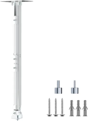Vista 12 de suptek Soporte de montaje en techo para proyector se adapta a techo plano o inclinado, altura ajustable con longitud extensible de 30.7-49.21 Negro