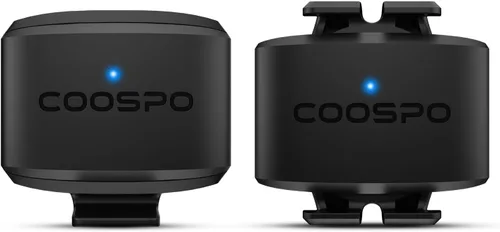 Vista 10 de COOSPO Speed/Cadence Sensor BK9 for Indoor/Outdoor Cycling, Bluetooth 5.0 ANT+ Wireless Cycling RPM Cadence Speed Sensor Cadencia BK9C